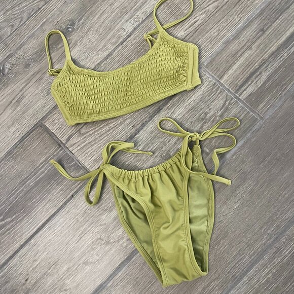 Olive Green Bikini Set - Picture 1 of 1